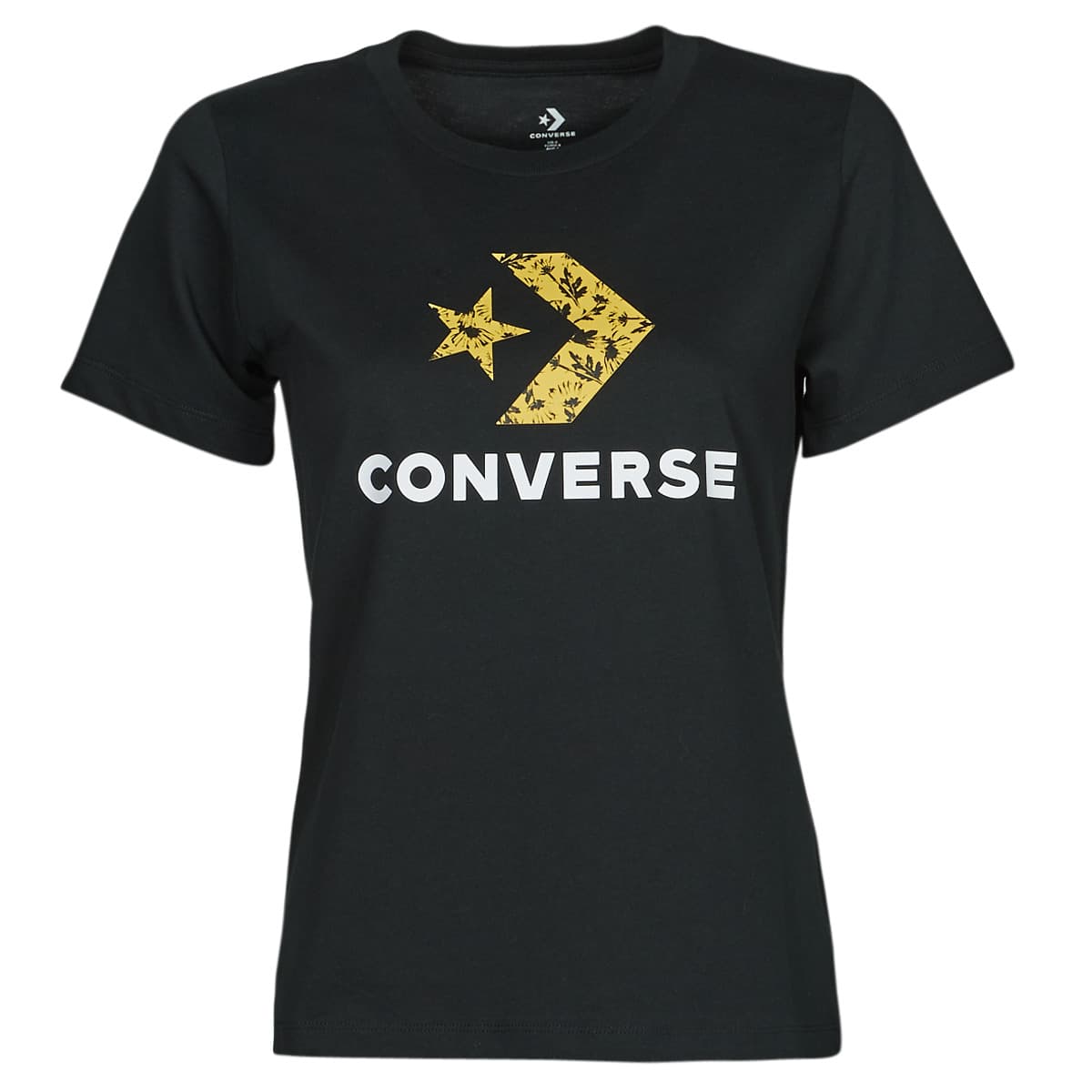 T-shirt με κοντά μανίκια Converse STAR CHEVRON HYBRID FLOWER INFILL CLASSIC TEE