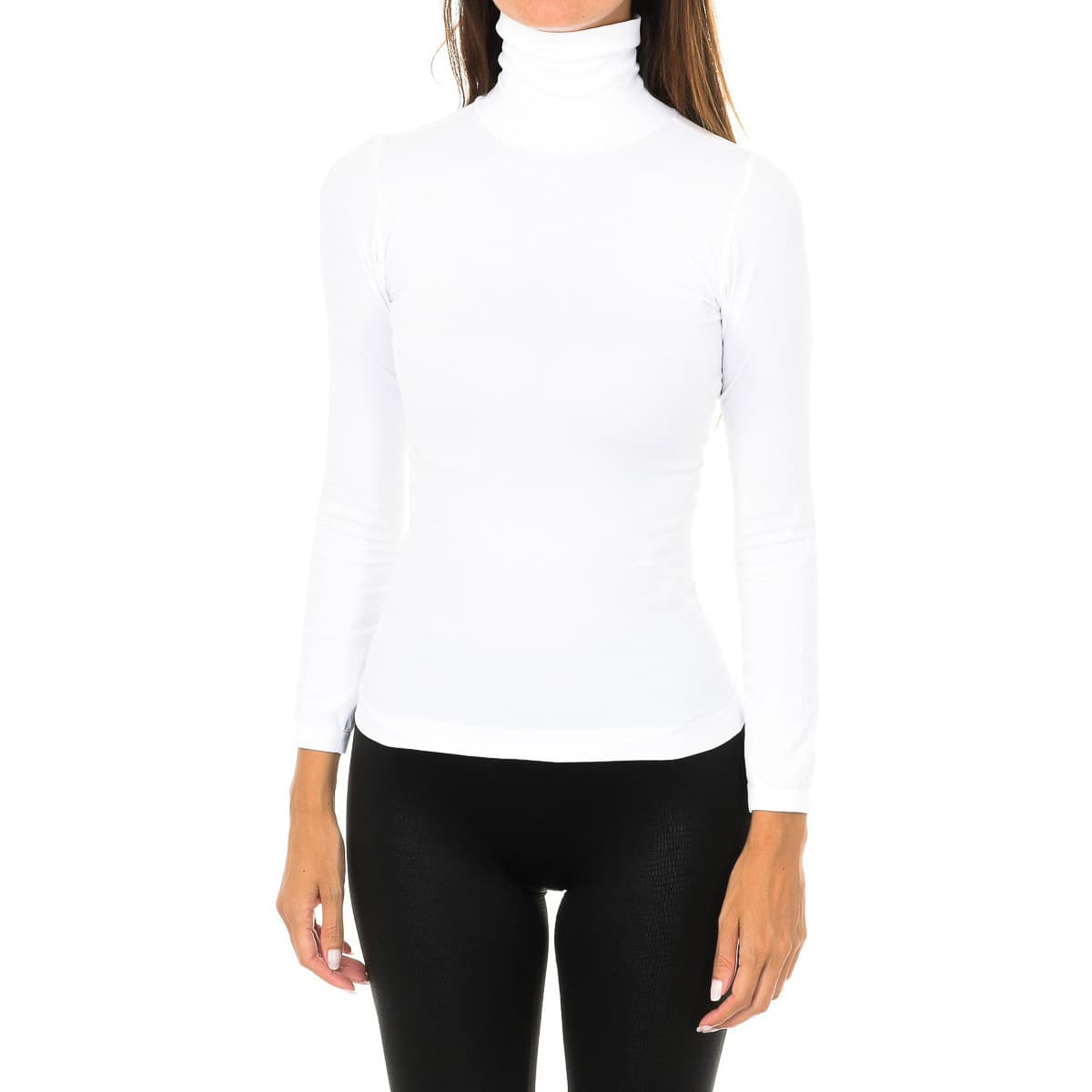 Μπλουζάκια με μακριά μανίκια Intimidea 210277-BIANCO