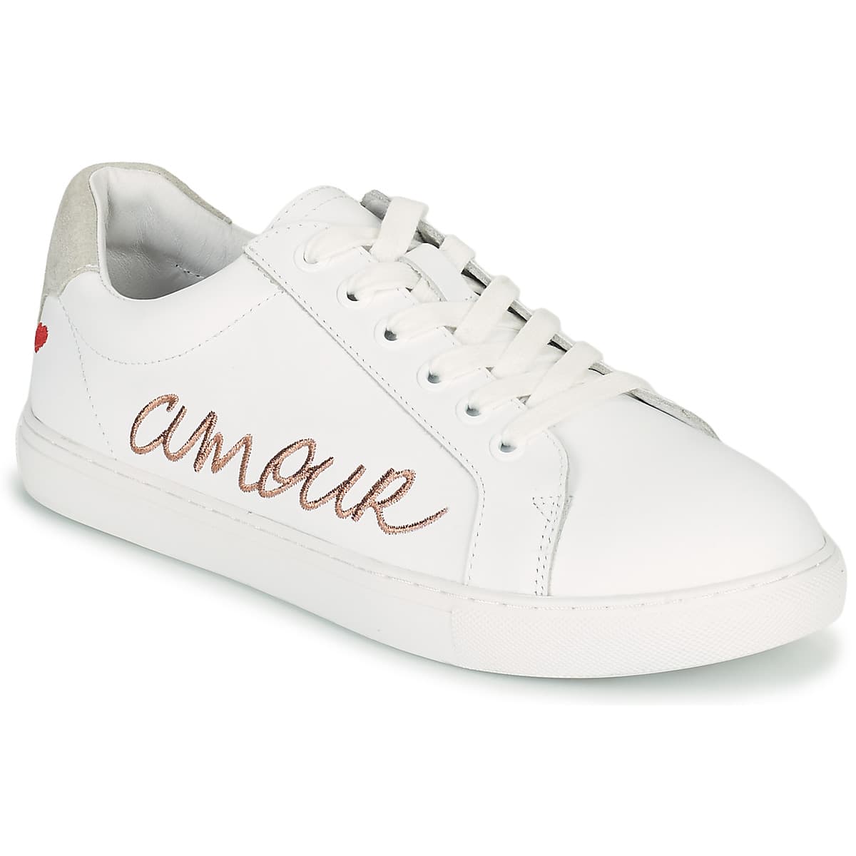 Xαμηλά Sneakers Bons baisers de Paname SIMONE AMOUR BLANC ROSE GOLD