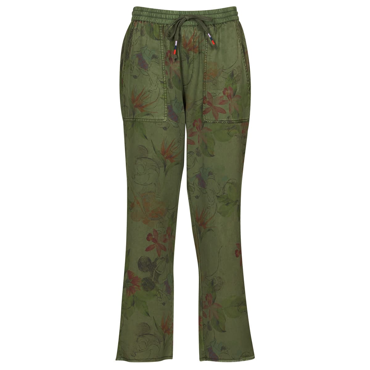 Παντελόνι πεντάτσεπο Desigual PANT_MICKEY CAMO FLOWERS