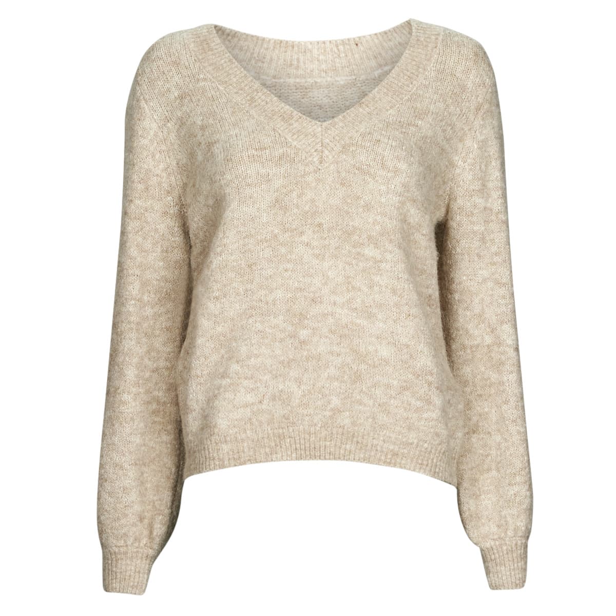 Πουλόβερ Vila VIJAMINA REV V-NECK L/S KNIT TOP