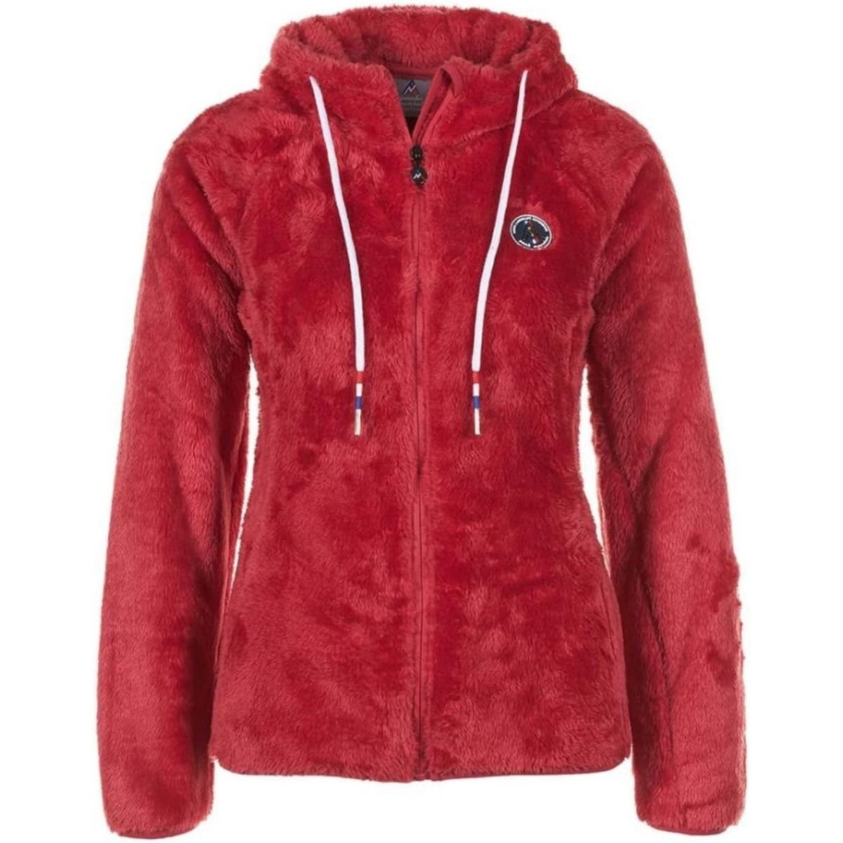 Fleece Peak Mountain Blouson polaire à capuche femme ALANZO