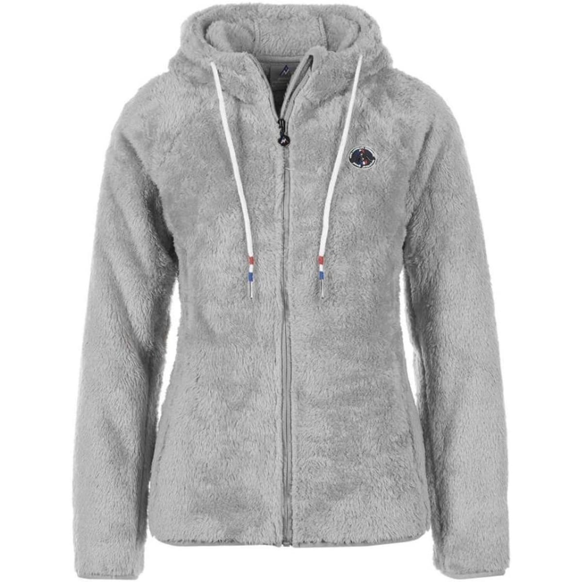 Fleece Peak Mountain Blouson polaire à capuche femme ALANZO