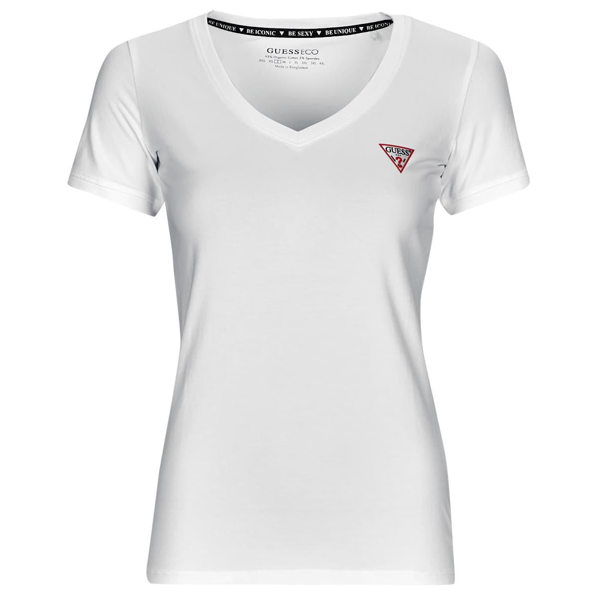 T-shirt με κοντά μανίκια Guess SS VN MINI TRIANGLE TEE