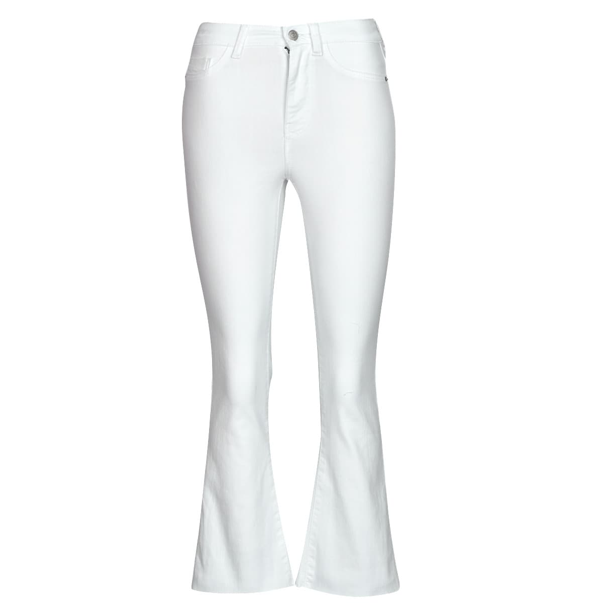 φαρδιά / καμπάνα Noisy May NMSALLIE HW KICK FLARED JEANS VI163BW S*