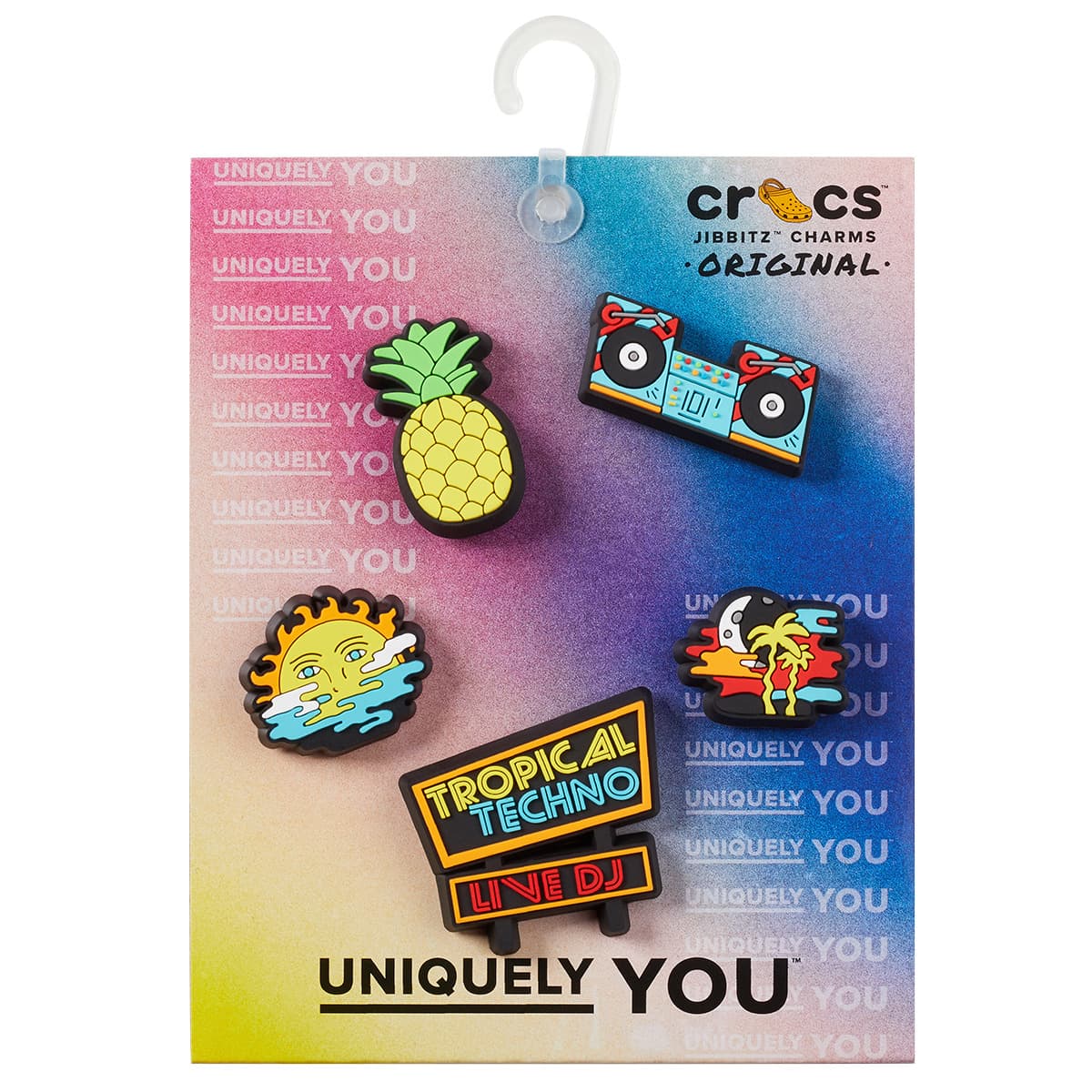 Παπούτσια Crocs JIBBITZ TROPICAL TECHNO DJ 5 PACK