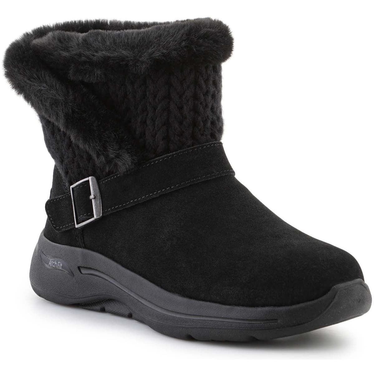 Μπότες για σκι Skechers Go Walk Arch Fit Boot True Embrace 144422-BBK