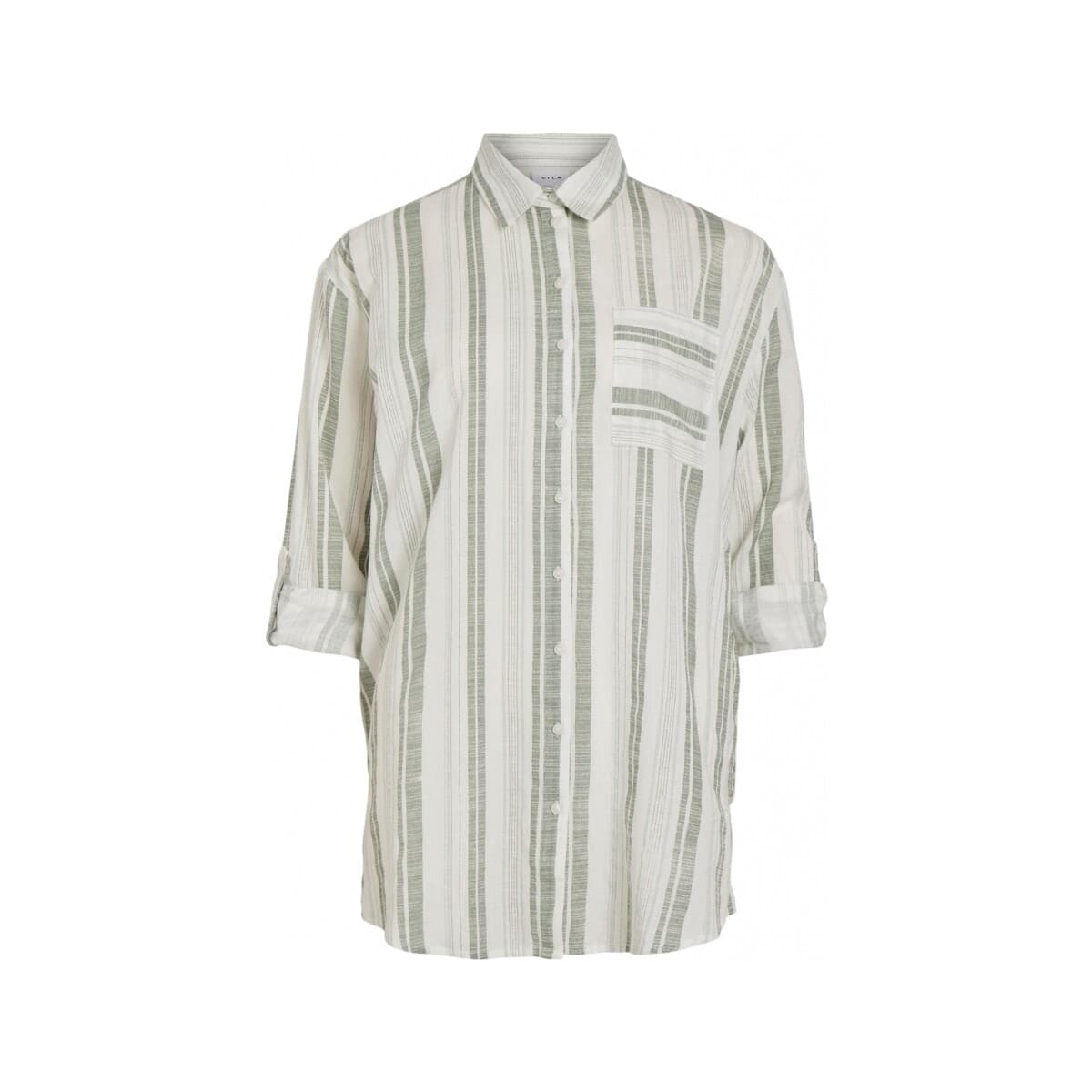 Μπλούζα Vila Shirt Etni New Long - Cloud Dancer