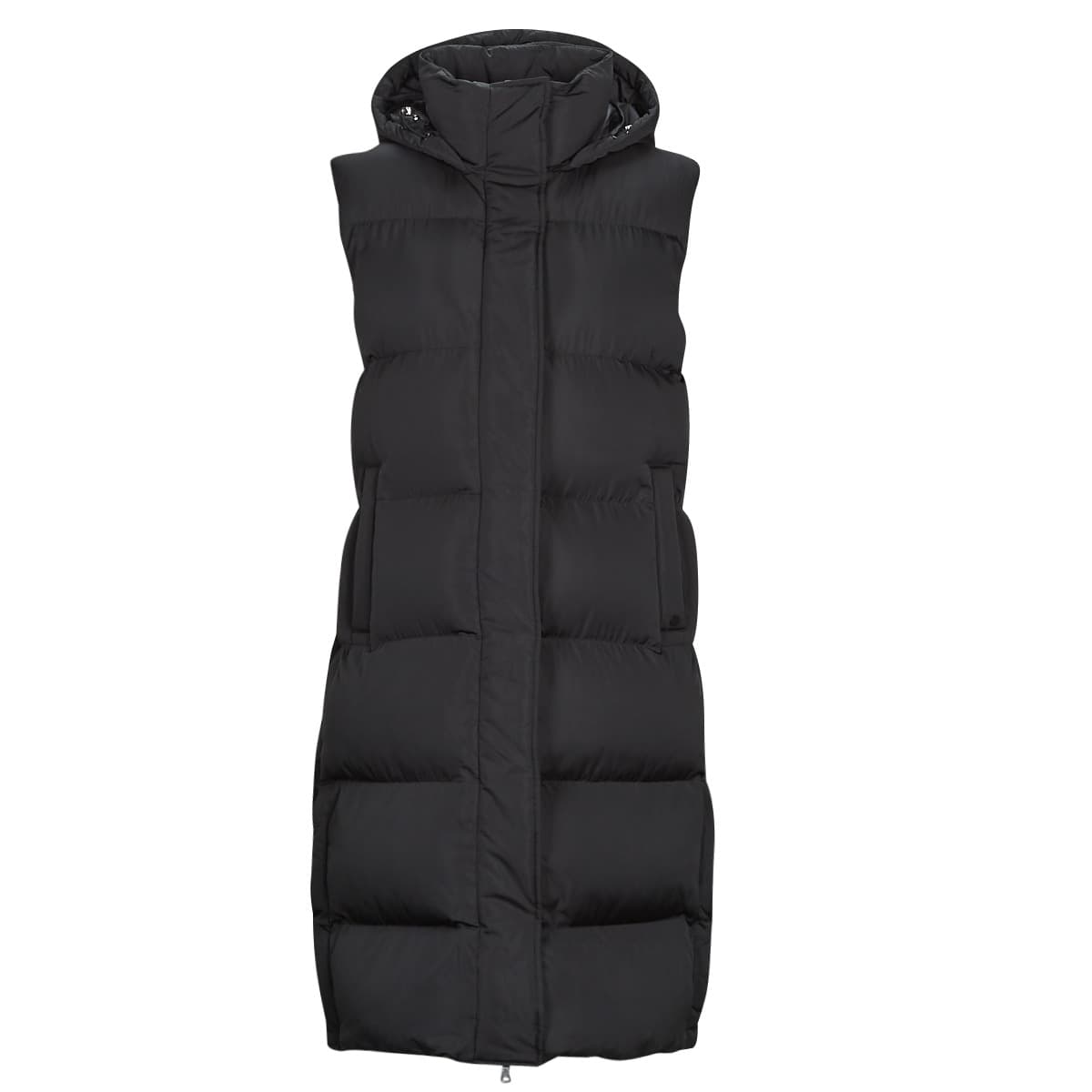 Χοντρό μπουφάν Superdry LONGLINE HOODED PUFFER GILET
