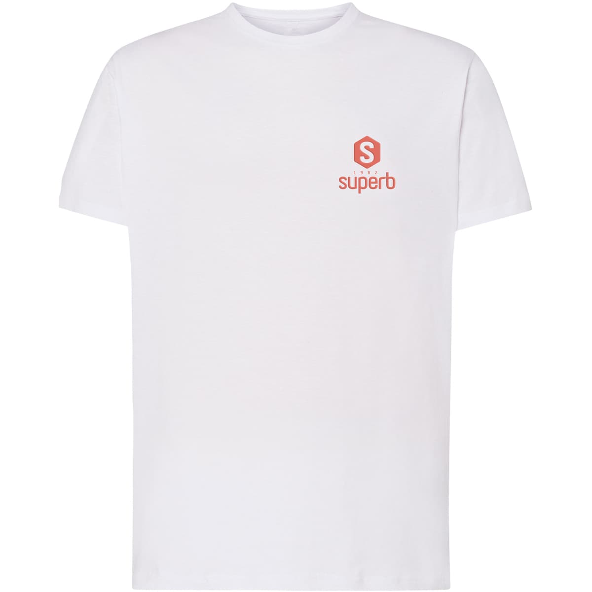 T-shirt με κοντά μανίκια Superb 1982 RSC-S2107-WHITE