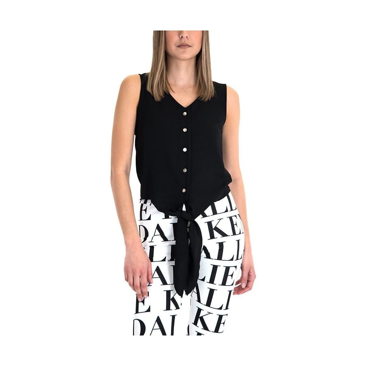 Πουκάμισα Kendall & Kylie KKW.1S1.040.006 SHORT SLEEVELESS TOP WOMEN KENDALL KYLIE