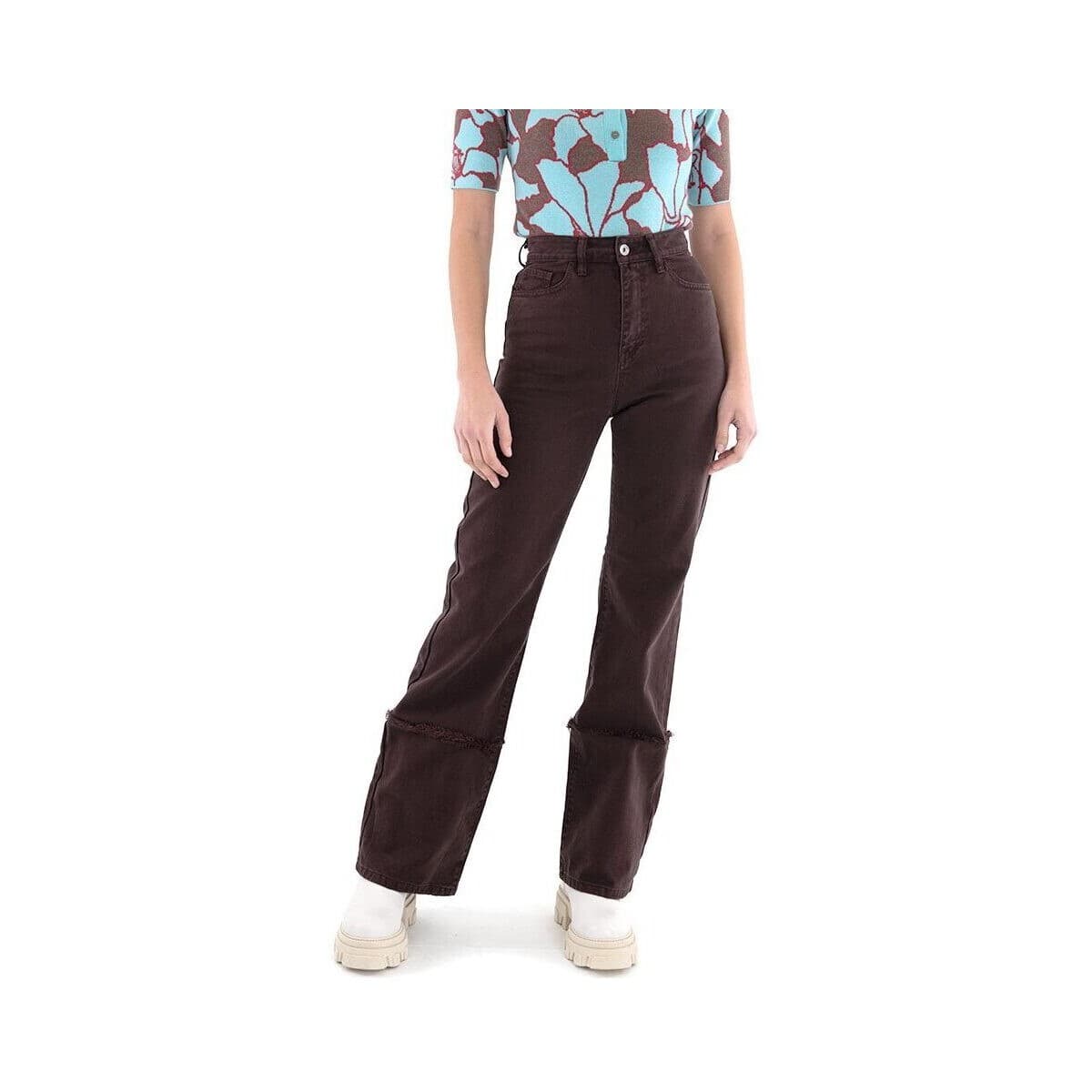 Jeans Studio 83 SUKI WIDE LEG STRAIGHT FIT JEANS WOMEN