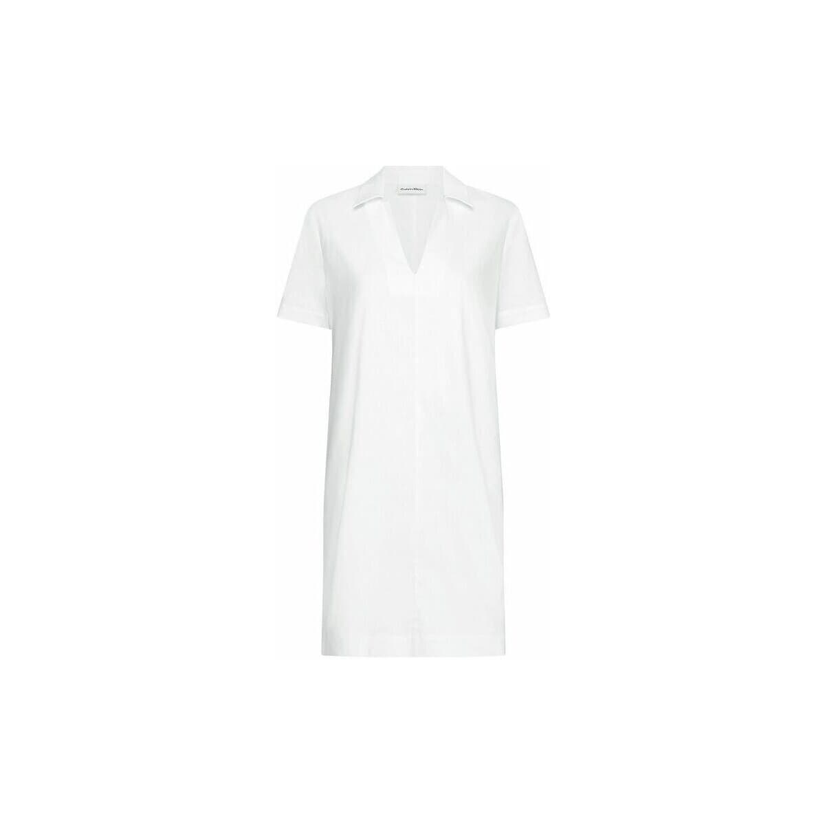 Φορέματα Calvin Klein Jeans LINEN OPEN NECK SHORT DRESS WOMEN