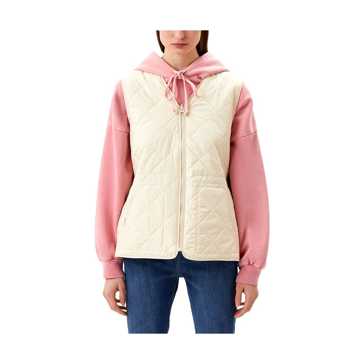 Αμάνικα/T-shirts χωρίς μανίκια Calvin Klein Jeans QUILT REVERSIBLE VEST WOMEN