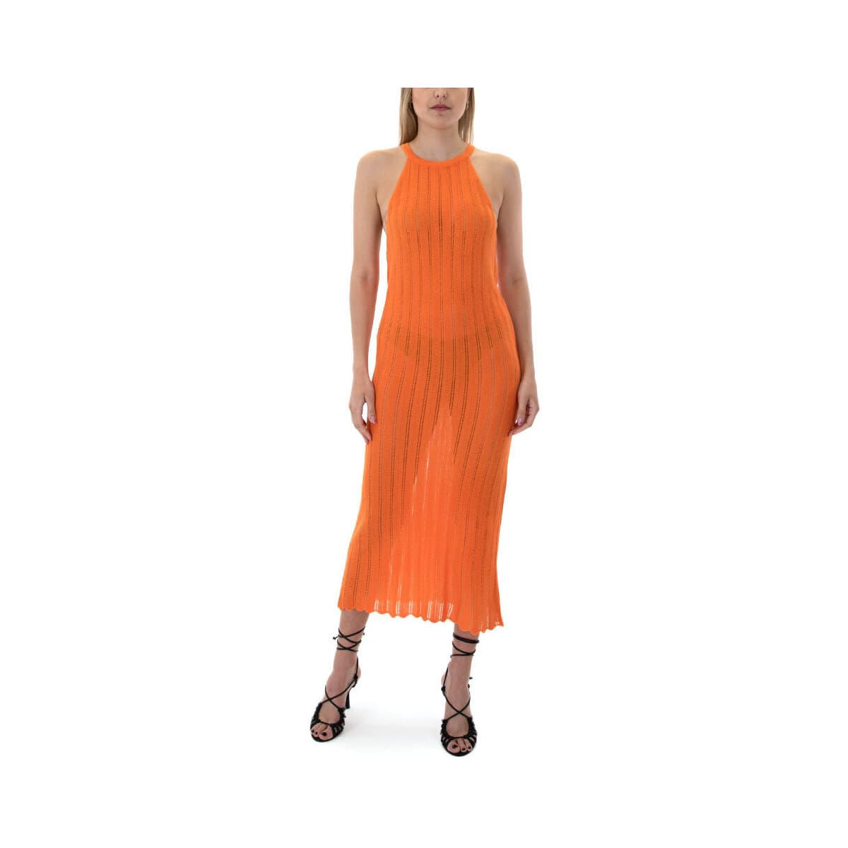 Φορέματα Tailor Made KNITTED MIDI SLEEVELESS RESORT DRESS WOMEN