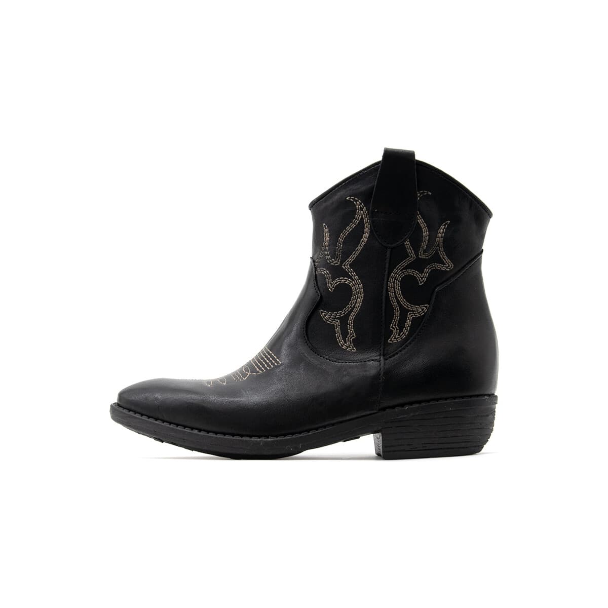 Μποτάκια/Low boots Divine Follie LEATHER ANKLE BOOTS WOMEN