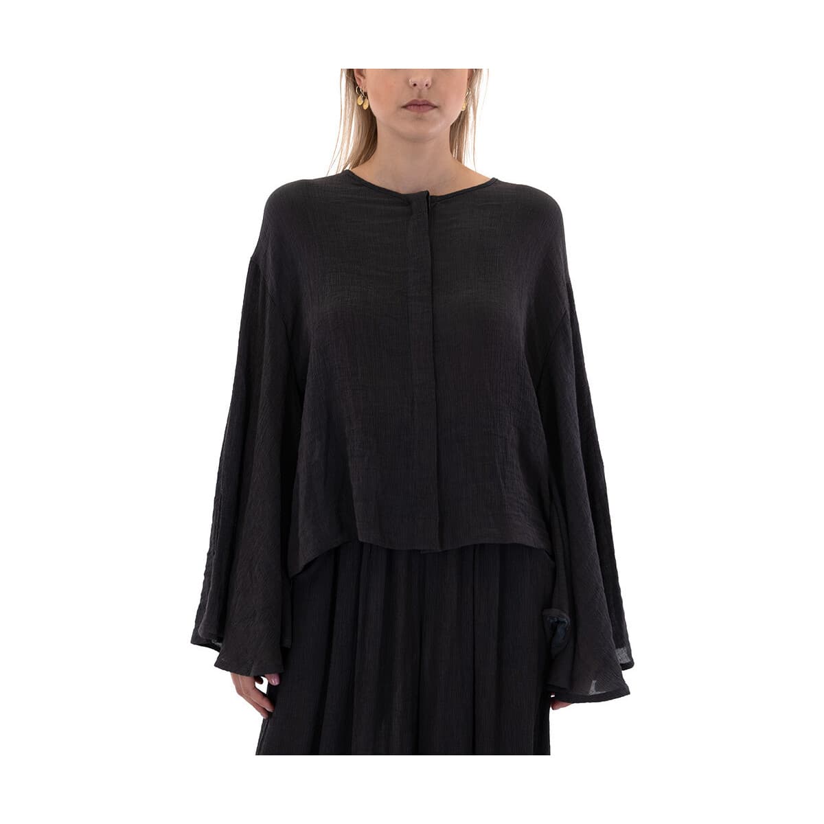 Πουκάμισα Black N Black OVERSIZED FIT SHIRT WOMEN BLACK BLACK