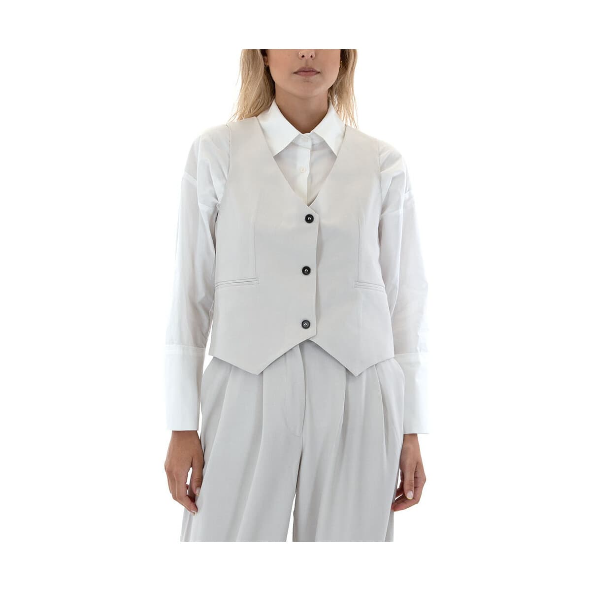 Αμάνικα/T-shirts χωρίς μανίκια Black N Black VEST WOMEN BLACK BLACK