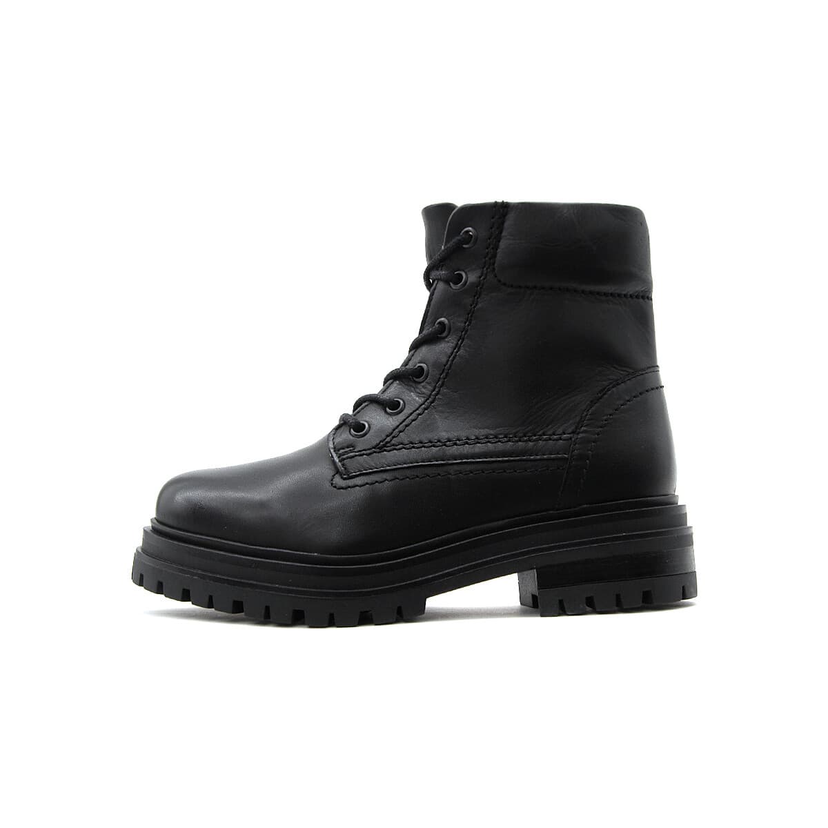 Μποτάκια/Low boots Creator LEATHER BIKER BOOTS WOMEN