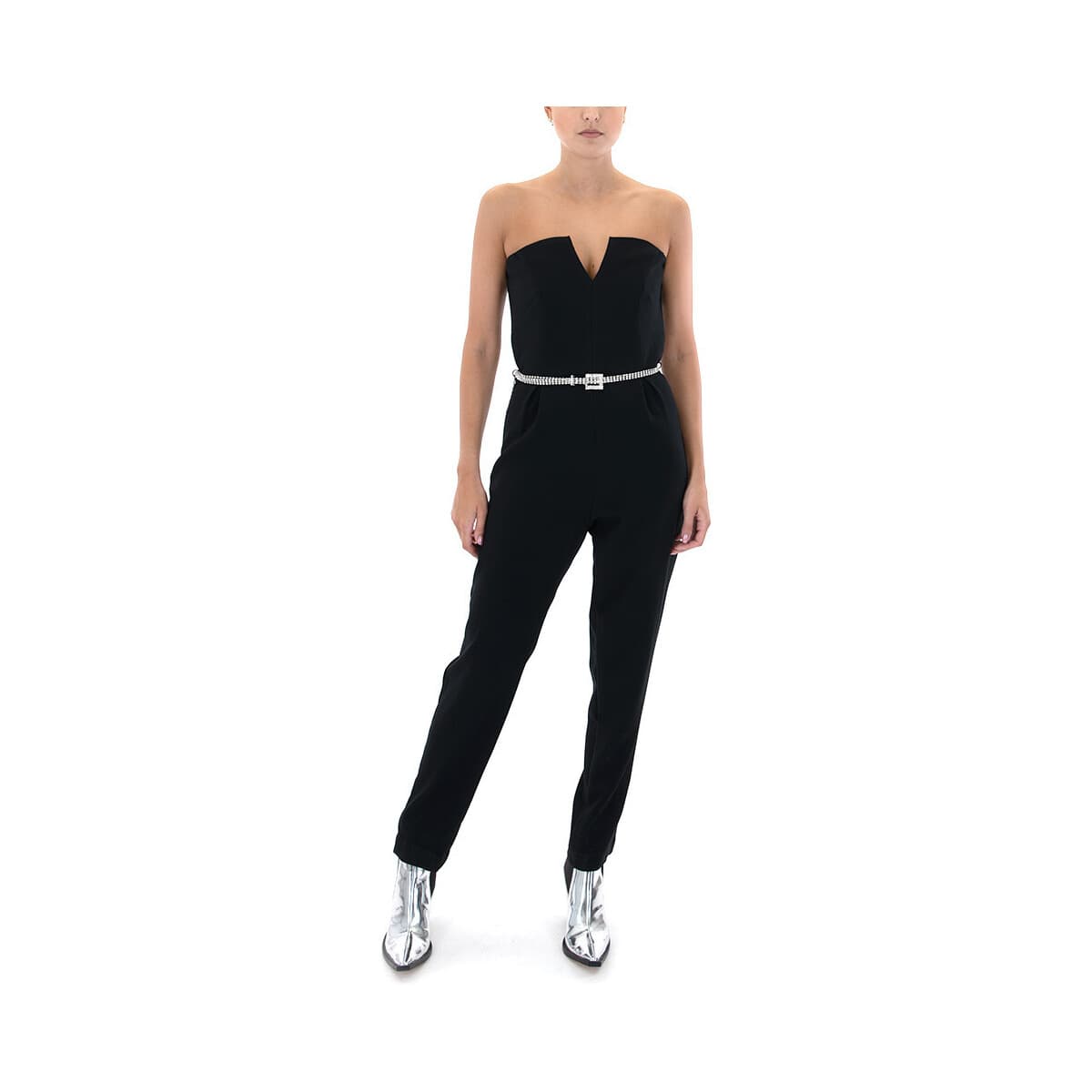 Ολόσωμες φόρμα Twenty-29 BELTED STRAPLESS JUMPSUIT WOMEN
