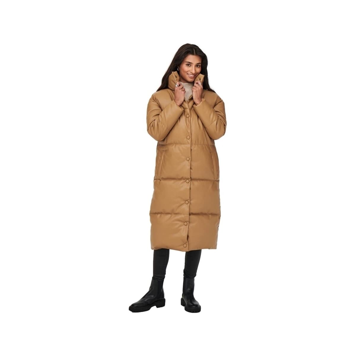 Παλτό Only Lydia Long Jacket - Toasted Coconut