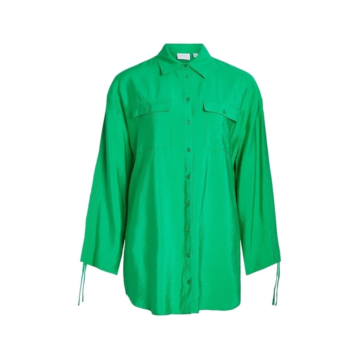 Μπλούζα Vila Klaria Oversize Shirt L/S - Bright Green