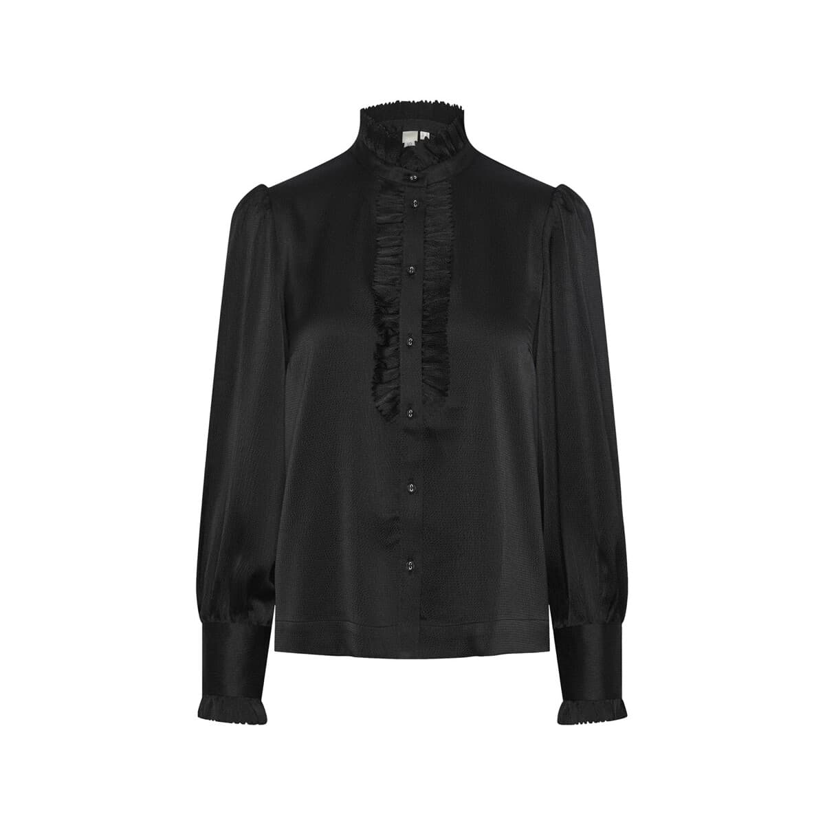 Μπλούζα Y.a.s YAS Frilla Shirt L/S - Black