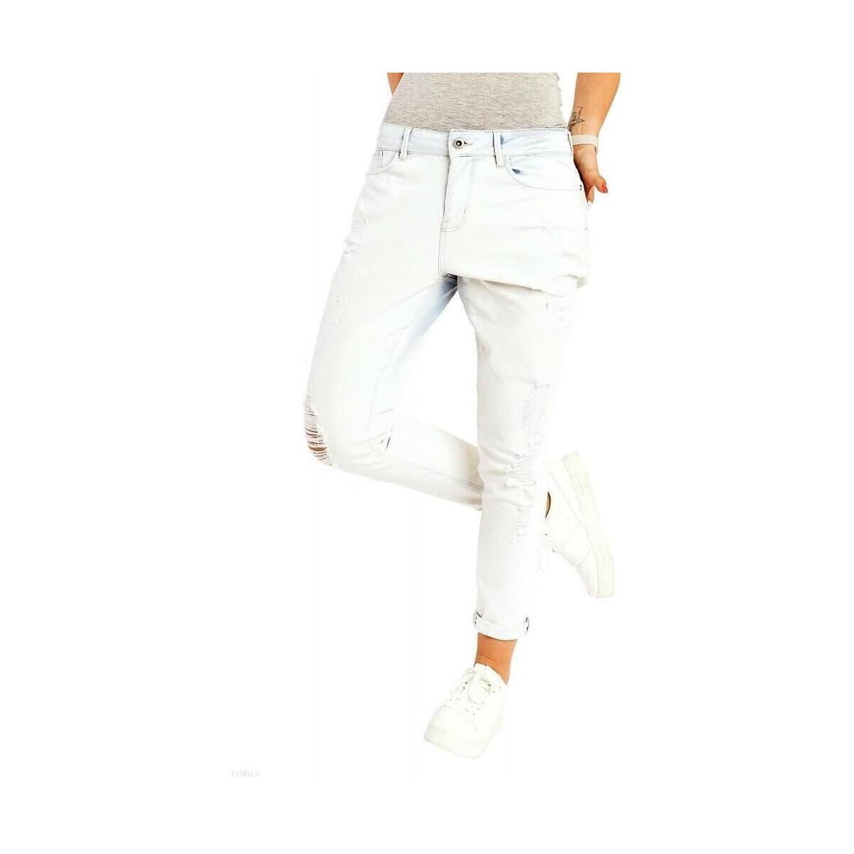 Παντελόνια Only Lima Boyfriend Jeans L32 - White