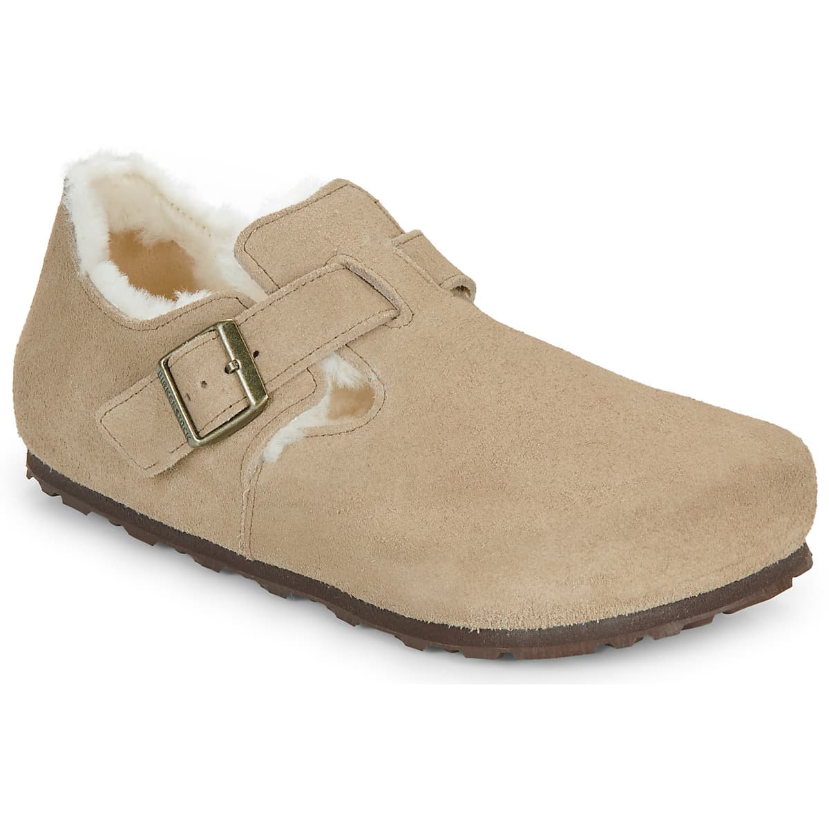 Derbies BIRKENSTOCK London Shearling LEVE Taupe