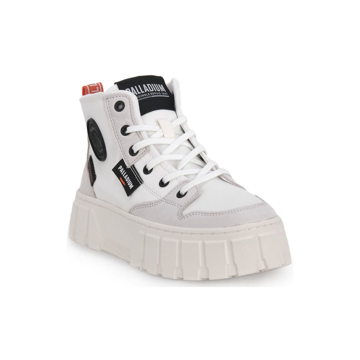 Μπότες Palladium PALLATOWER HI STAR WHITE