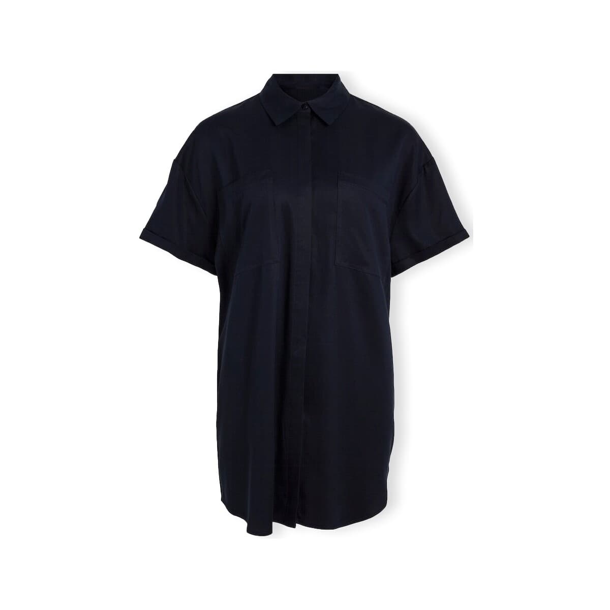 Μπλούζα Vila Harlow 2/4 Oversize Shirt - Sky Captain