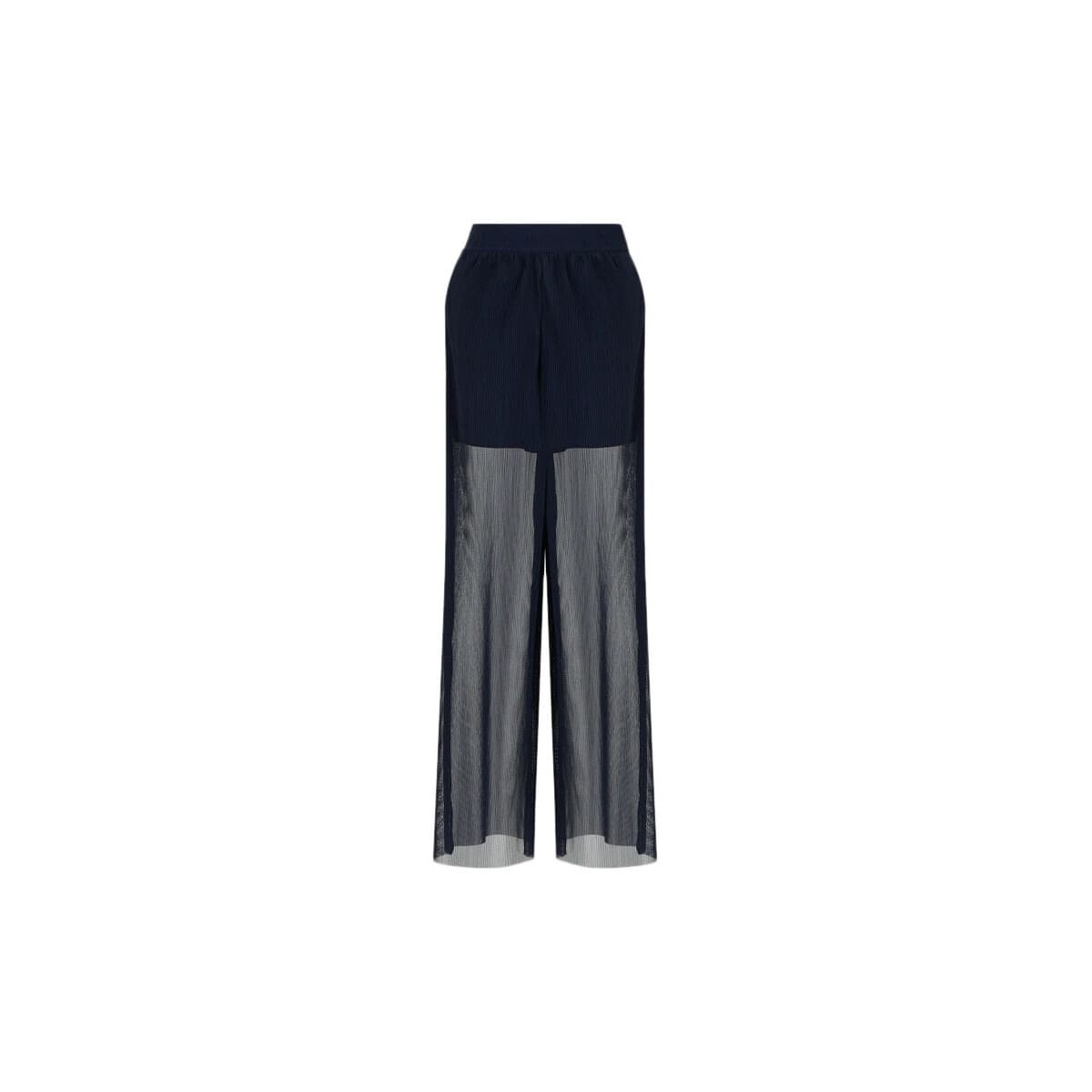 Παντελόνια EAX HIGH WAIST WIDE LEG PANTS WOMEN