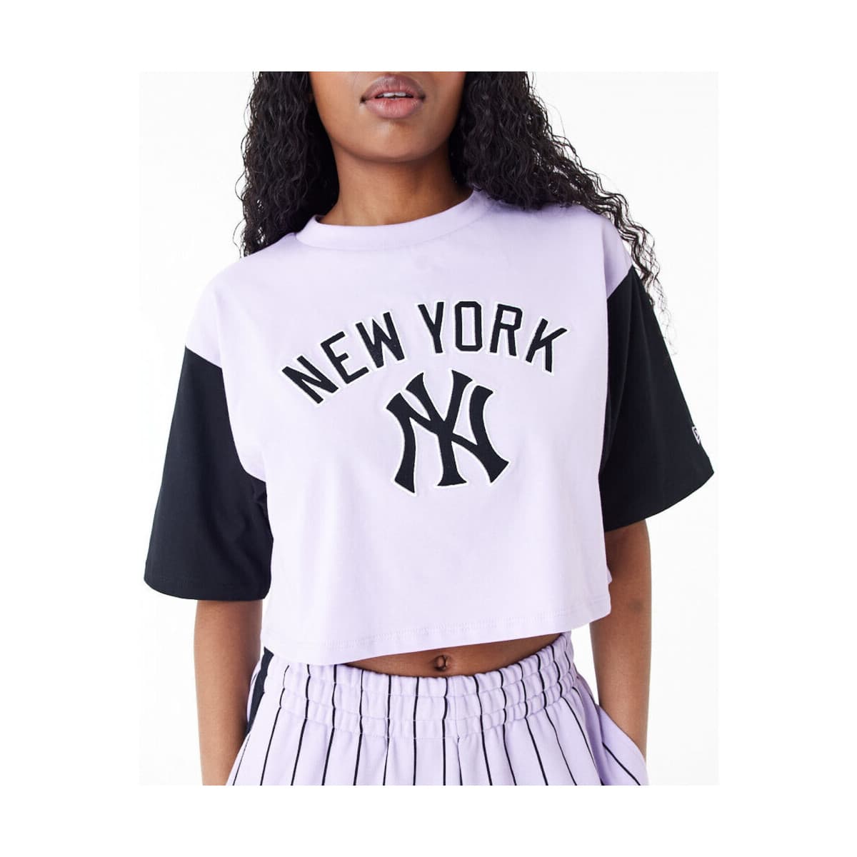 T-shirts & Polos New-Era Mlb lifestyle crop tee neyyan