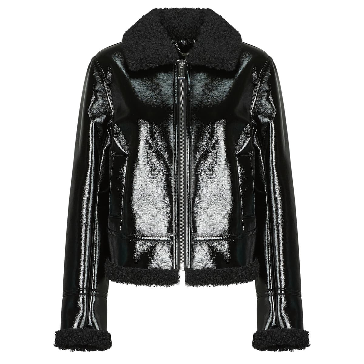 Μπουφάν Guess LS ANDREA FAUX SHEARLING JKT