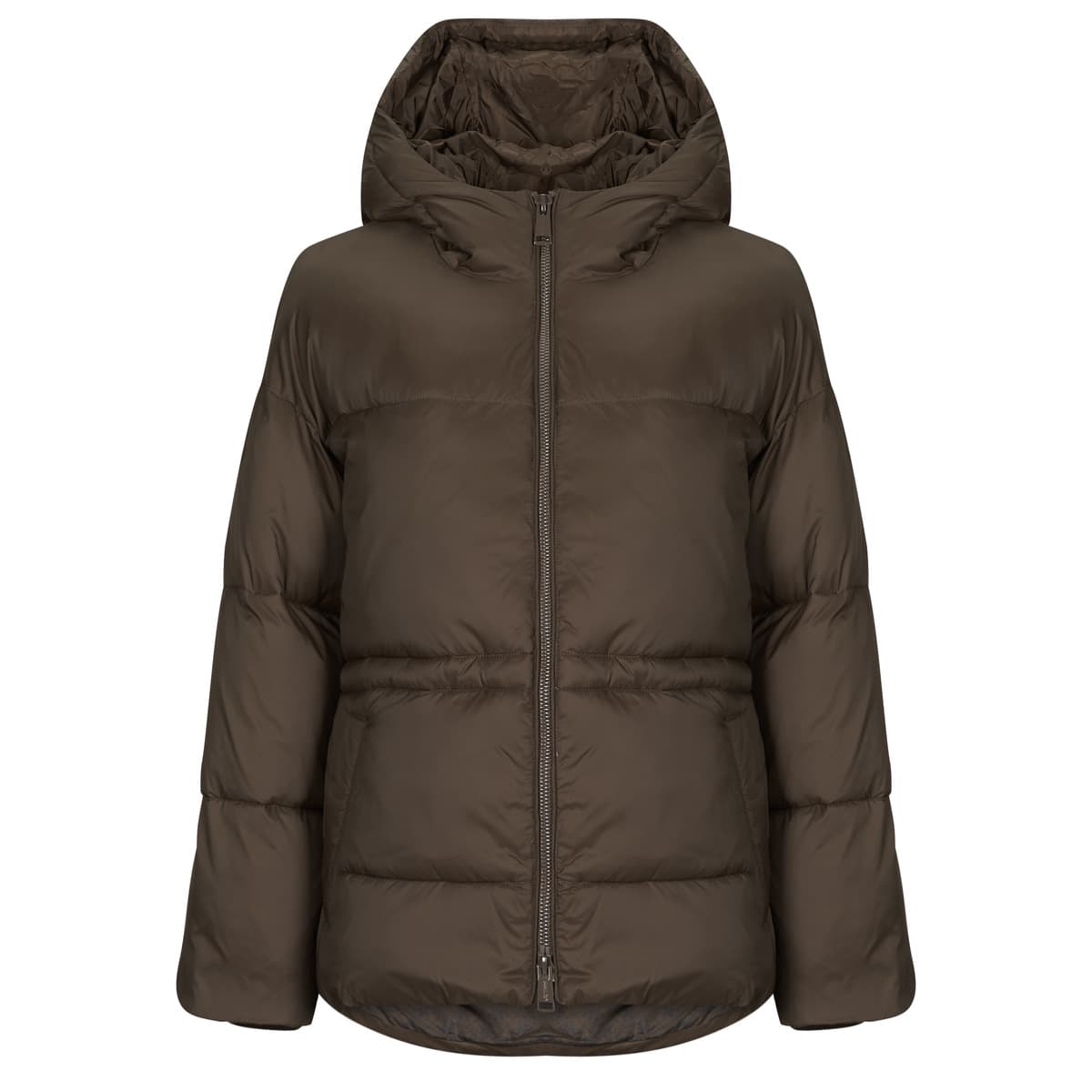 Χοντρό μπουφάν Guess MARIKA HOODED JACKET