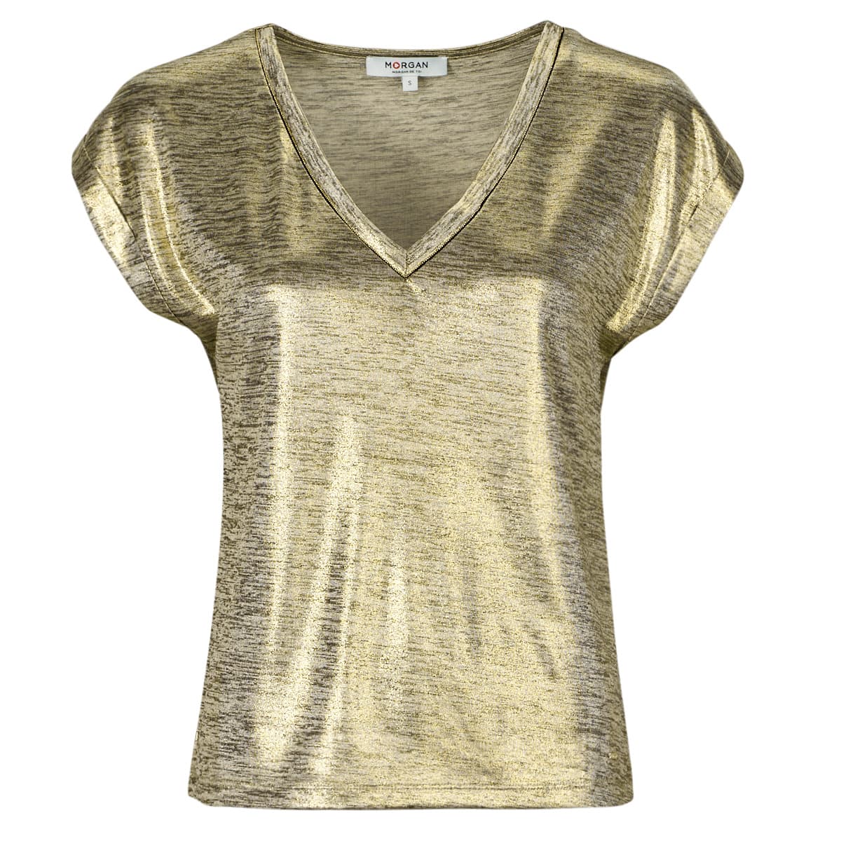 T-shirt με κοντά μανίκια Morgan DAYA1