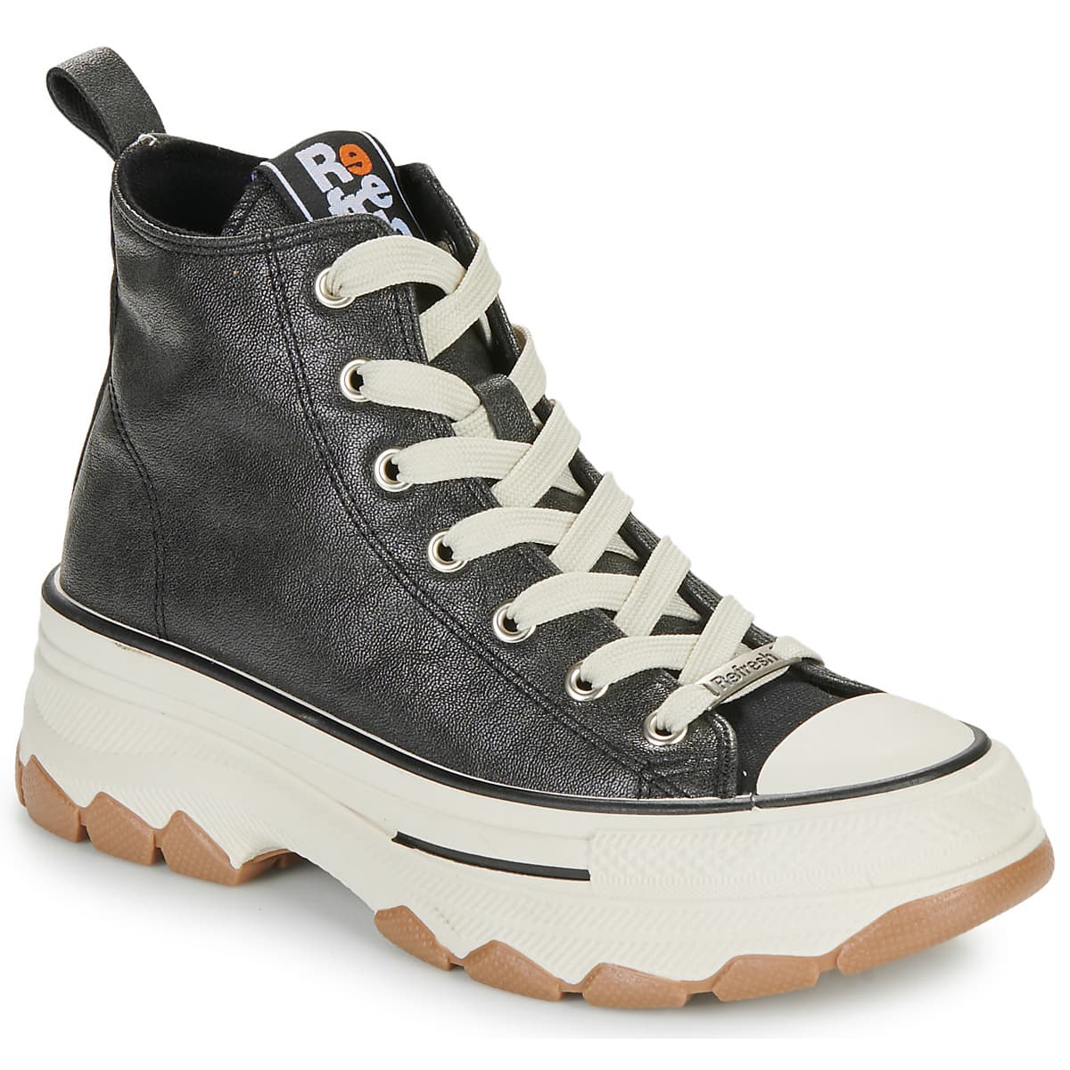 Ψηλά Sneakers Refresh 172318-BLACK