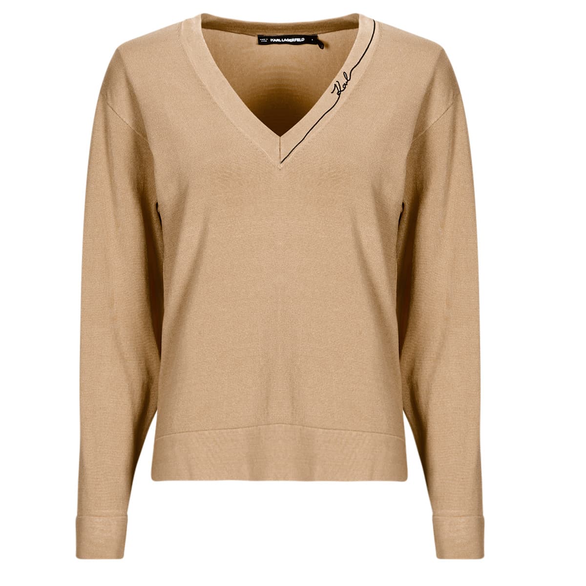 Πουλόβερ Karl Lagerfeld LIGHT V-NECK KNIT SWEATER