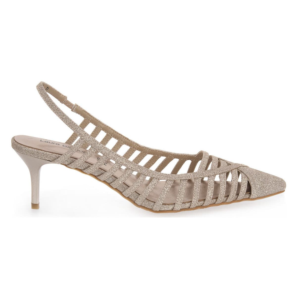 Γόβες Laura Biagiotti GLITTER GOLD