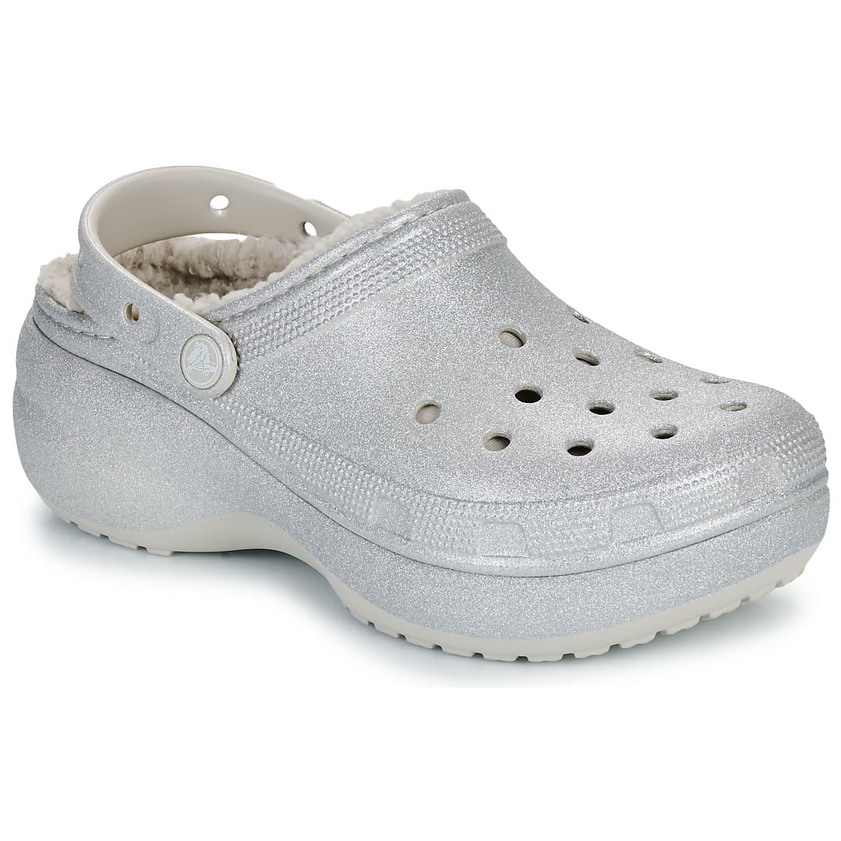 Τσόκαρα Crocs ClsPlatformGlitterLinedClogW