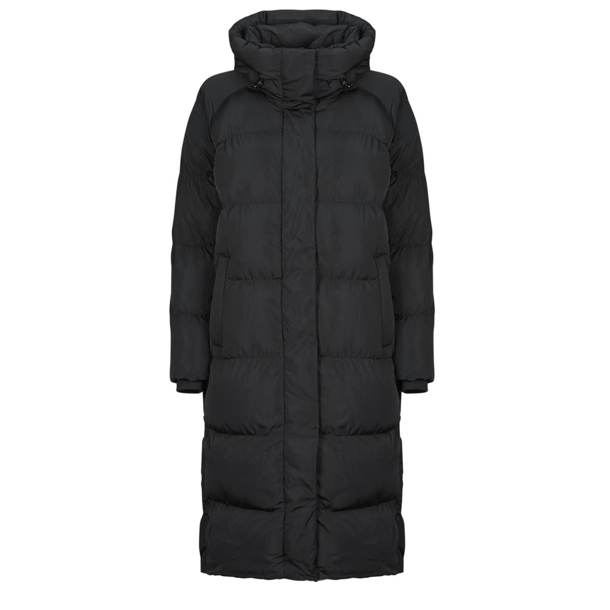 Χοντρό μπουφάν Superdry LONGLINE HOODED PUFFER COAT