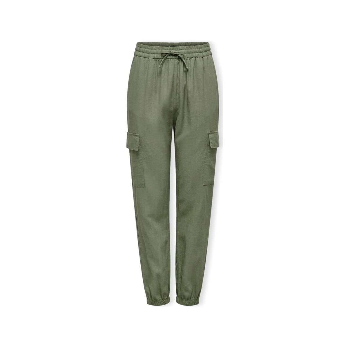Παντελόνια Only Noos Caro Pull Up Trousers - Oil Green
