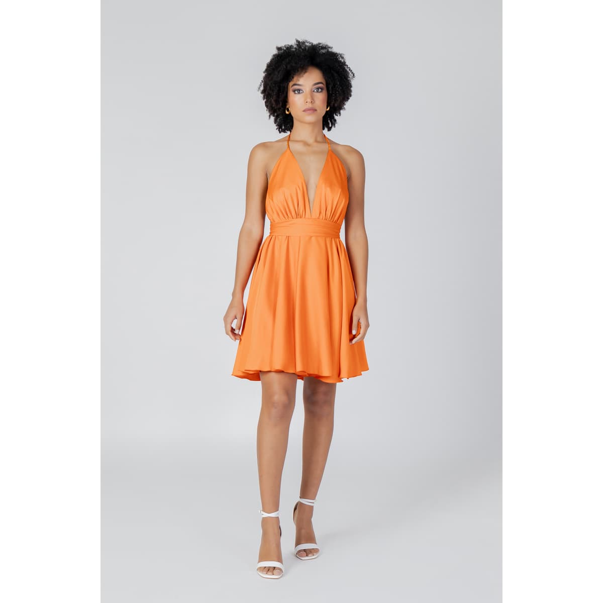 Κοντά Φορέματα Sol Wears Women DIANA CORTO TINTA UNITA