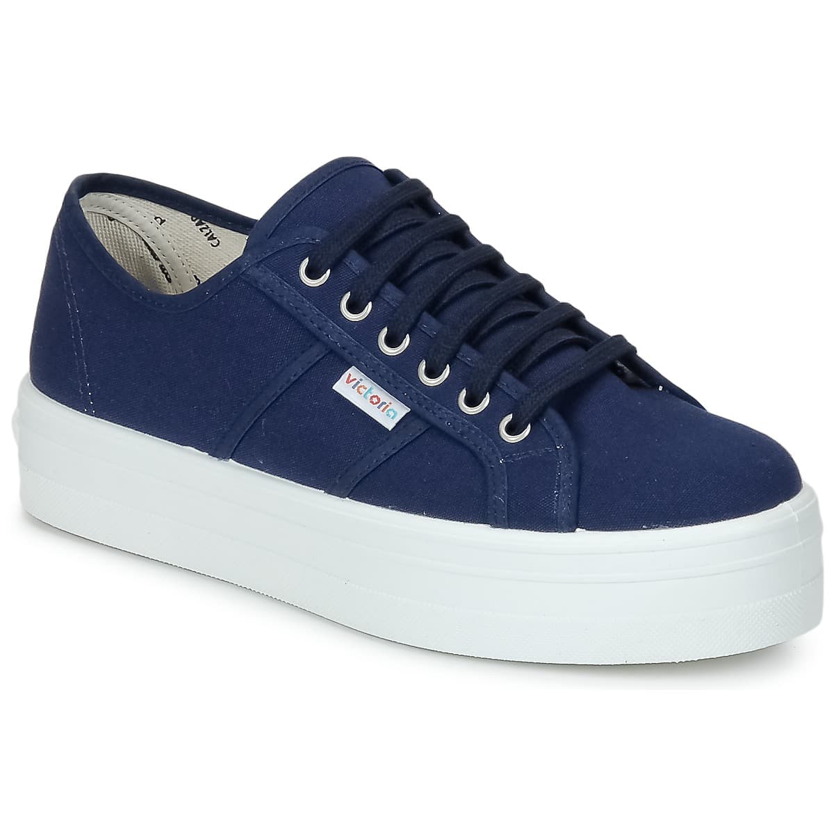 Xαμηλά Sneakers Victoria BLUCHER LONA PLATAFORMA
