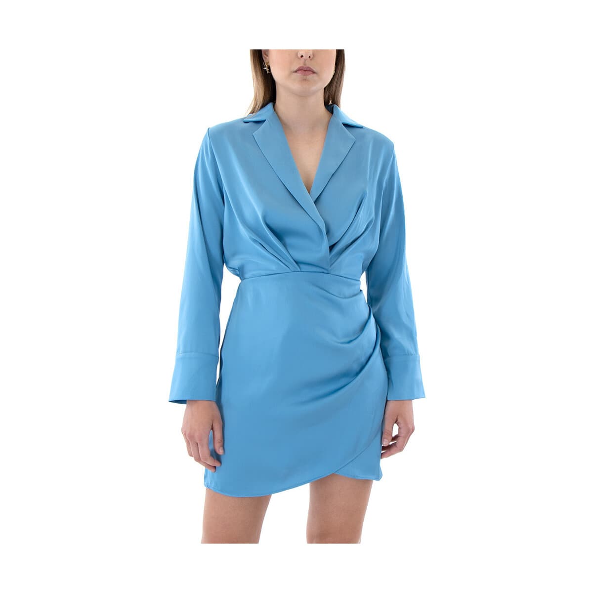 Φορέματα Twenty-29 SATIN LONGSLEEVE MINI DRESS WOMEN