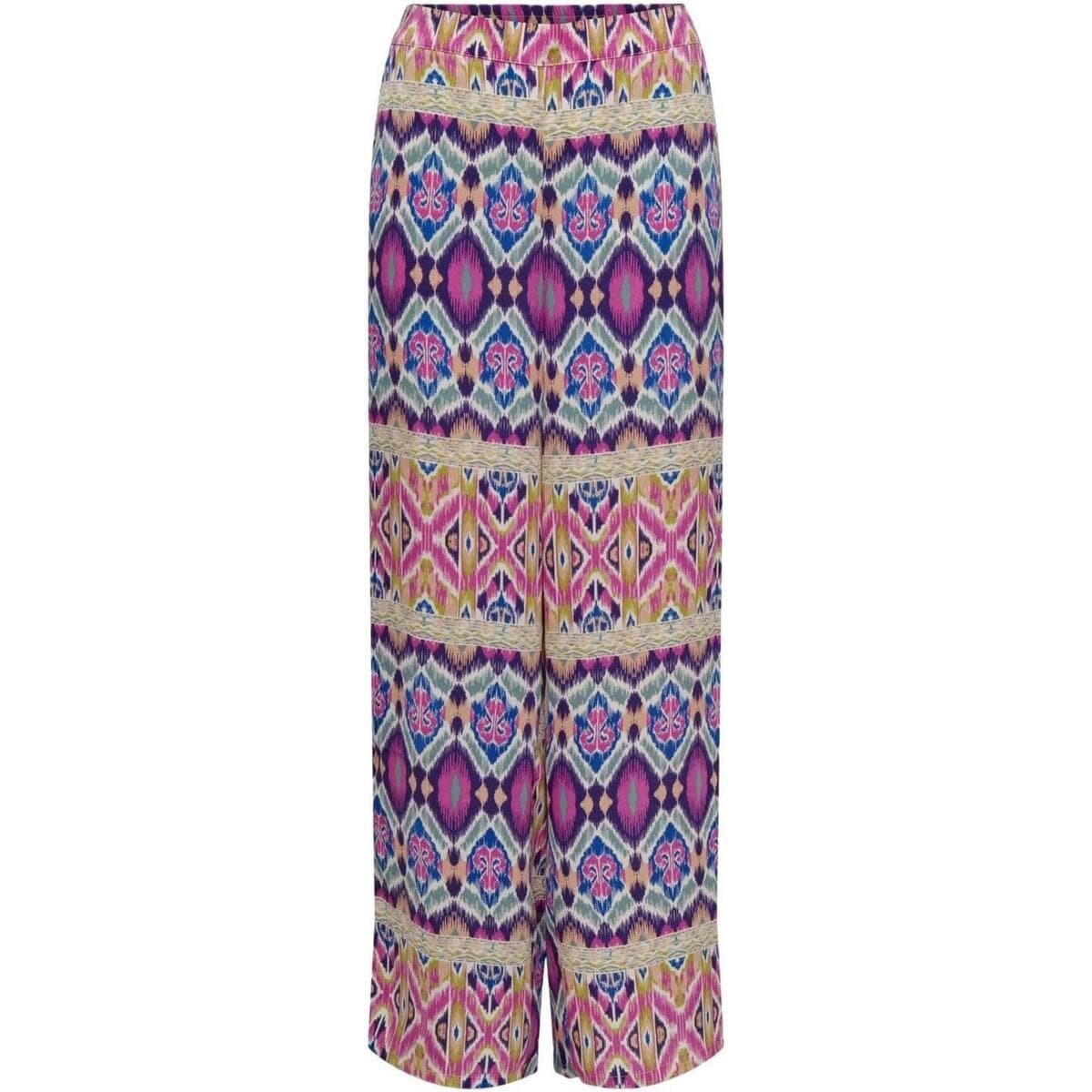 Παντελόνα Only ONLALMA LIFE POLY PALAZZO PANT AOP PTM 15264591