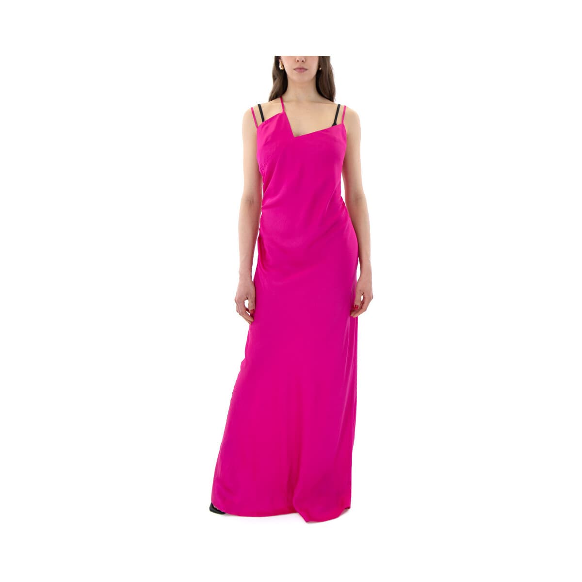 Φορέματα My T Wearables SATIN SLEEVELESS MAXI DRESS WOMEN