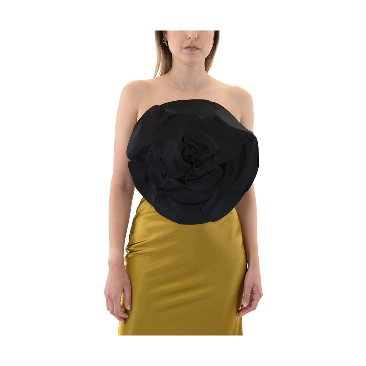 Μπλουζάκια με μακριά μανίκια Studio 83 FLOWER STRAPLESS TOP WOMEN