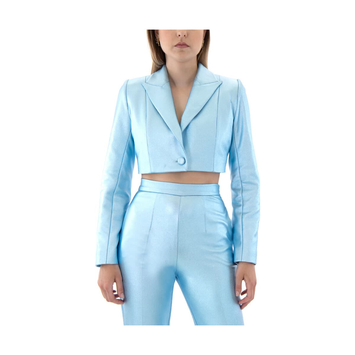 Σακάκια Mi-Ro METALLIC SINGLE BREASTED BLAZER WOMEN