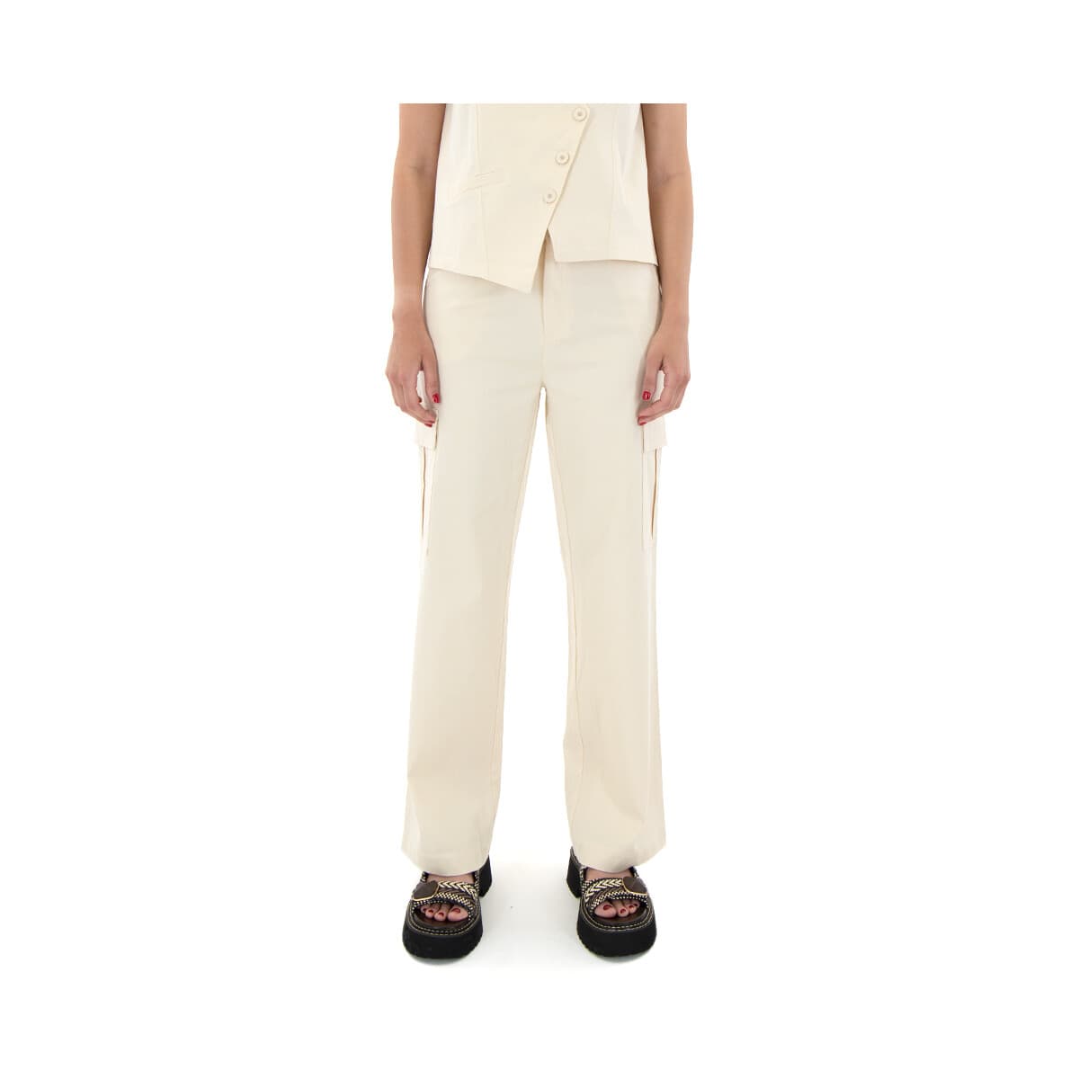 Παντελόνια Namaste LEVANT HIGH WAIST STRAIGHT FIT CARGO PANTS WOMEN